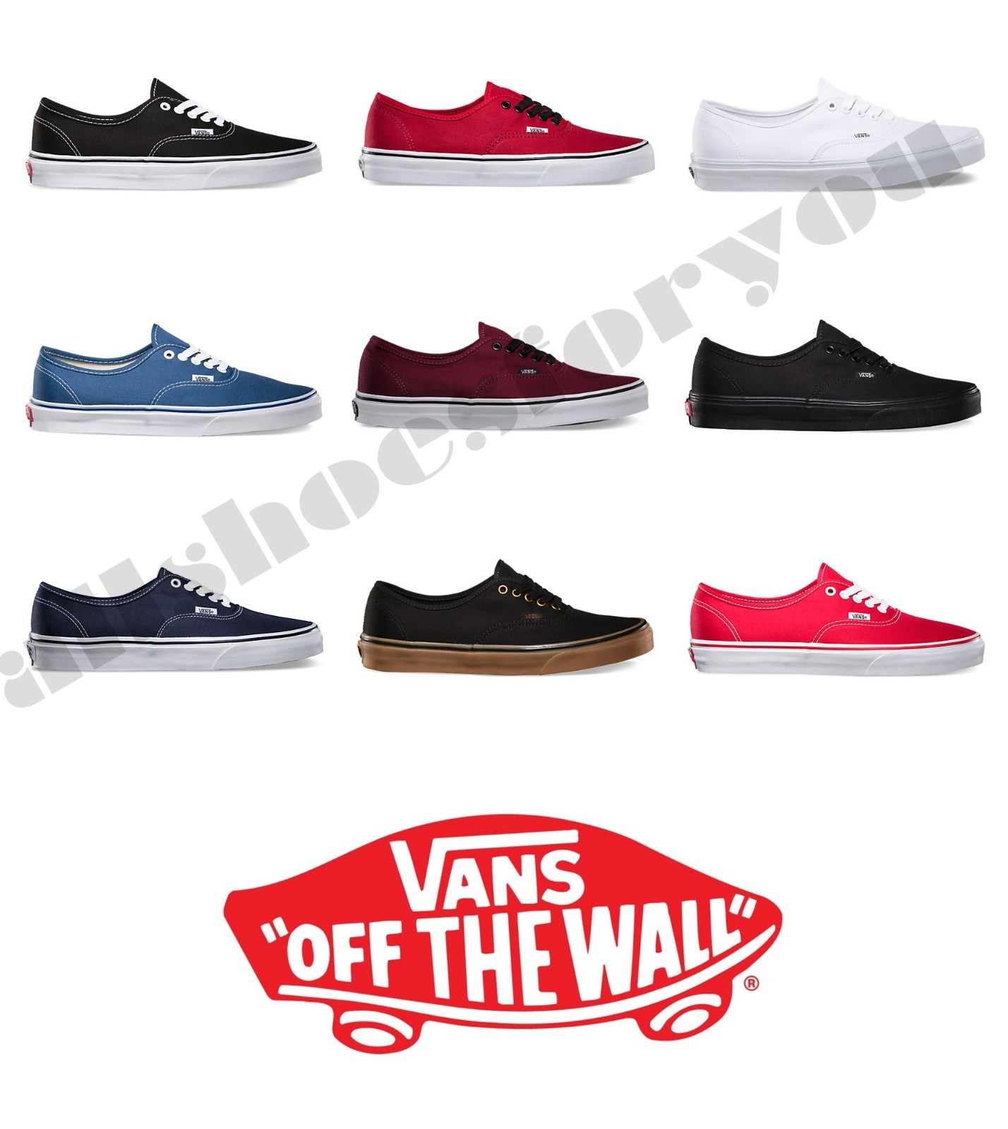 vans authentic all colors