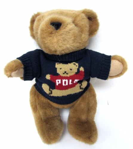 Vintage Ralph Lauren Y2K 2000 Polo Teddy Bear Plush