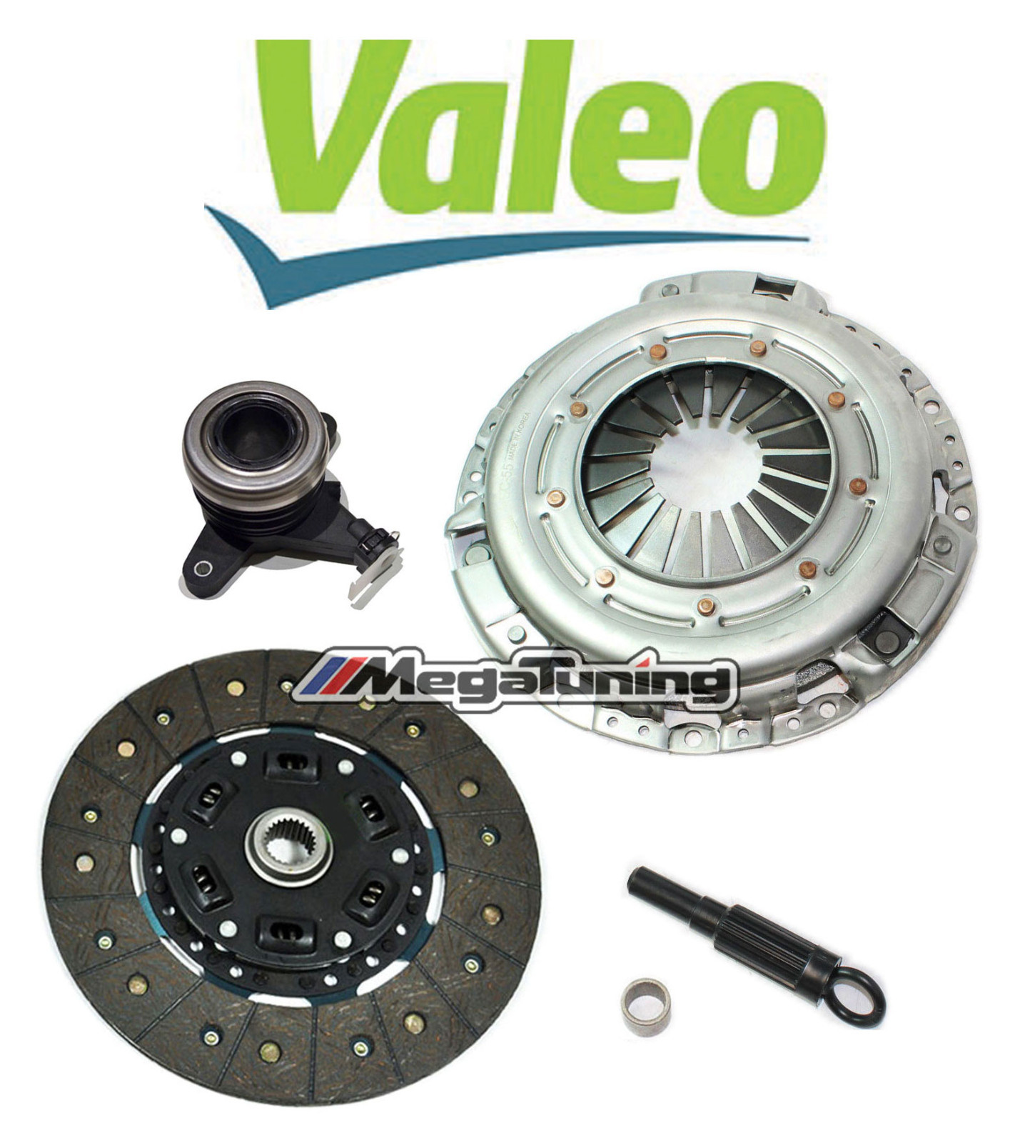 VALEO-STAGE 2 CLUTCH KIT w/ SLAVE for 07-17 NISSAN 350Z 370Z INFINITI G35 G37