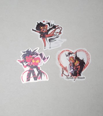 Matte Helluva Boss Millie And Moxxie Unofficial Stickers Vivziepop
