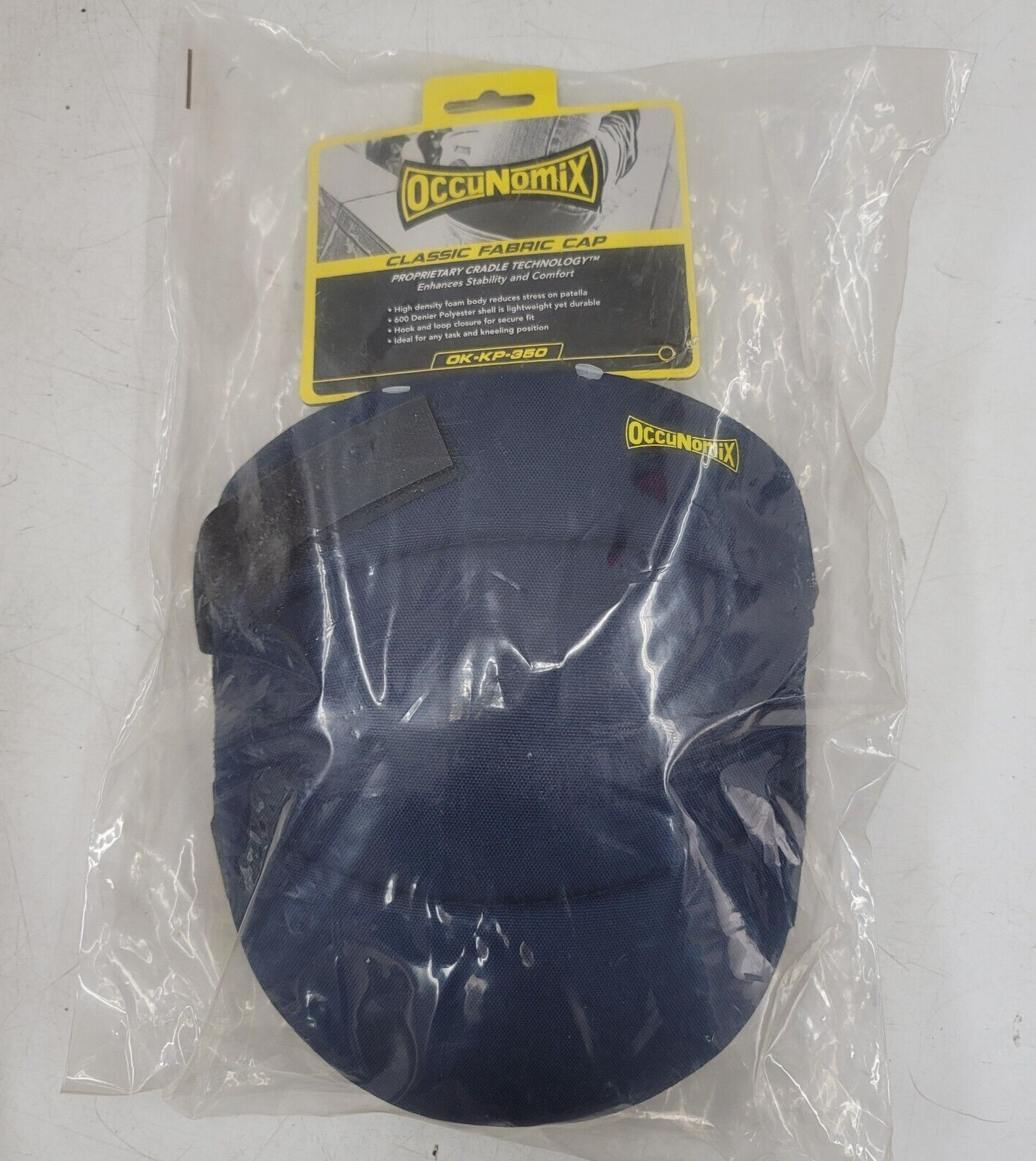 OccuNomix® - Knee Pad Cap Lightweight Cap with Hook and Loo