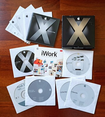 Apple Mac OS X Tiger 10.4.6, MA453Z/A, Includes Final Cut Pro HD Disc, 7 Discs