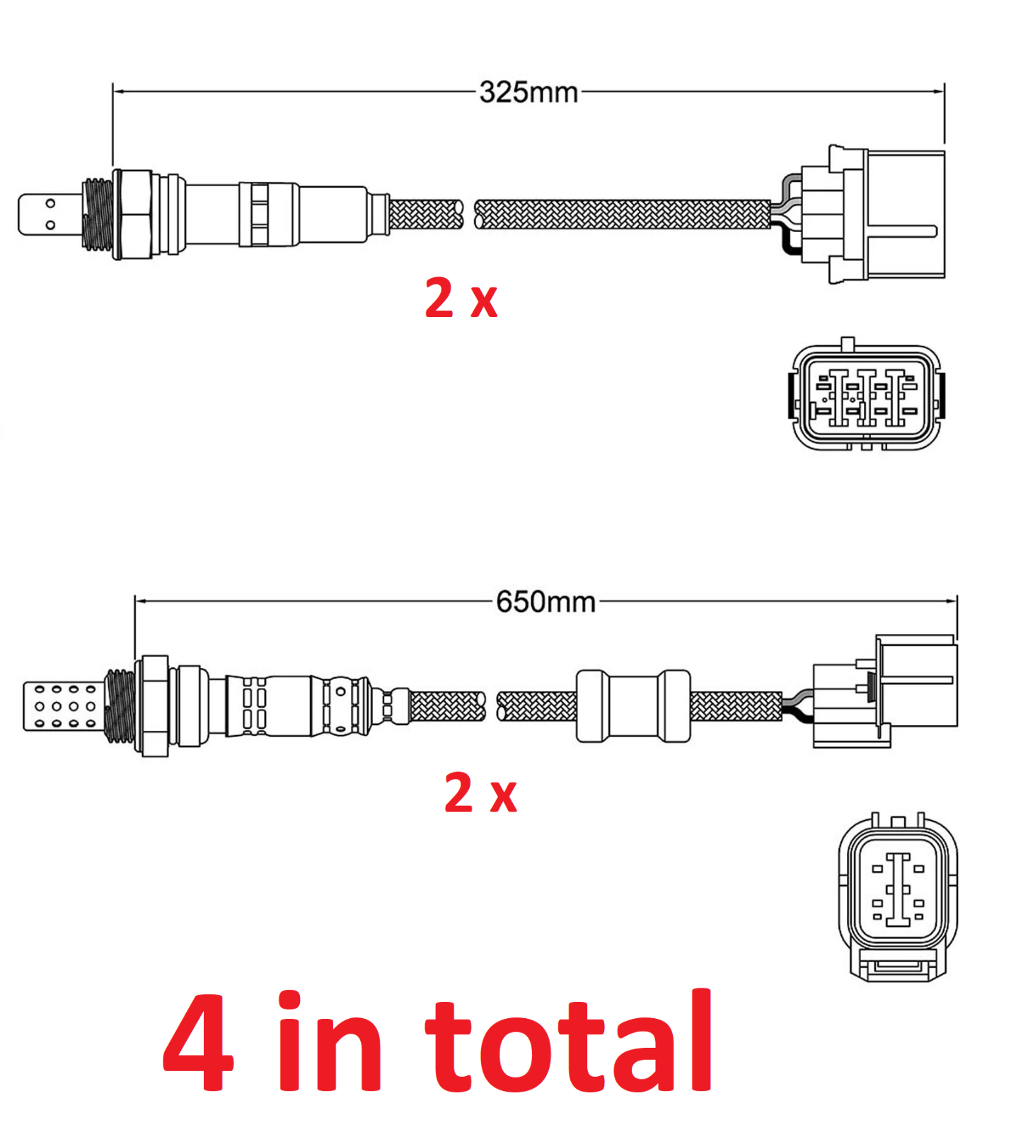 O2 OXYGEN SENSORS for HONDA MDX YD 3.5 YD1 3.5 J35A5 full set 4 Pre Cat Post Cat O2 OXYGEN SENSORS for HONDA MDX YD 3.5 YD1 3.5 J35A5 full set 4 Pre Cat Post Cat