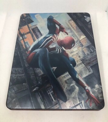 Spider-man Custom made steelbook/MetalPak case (NO GAME) PS4/PS5/Xbox New