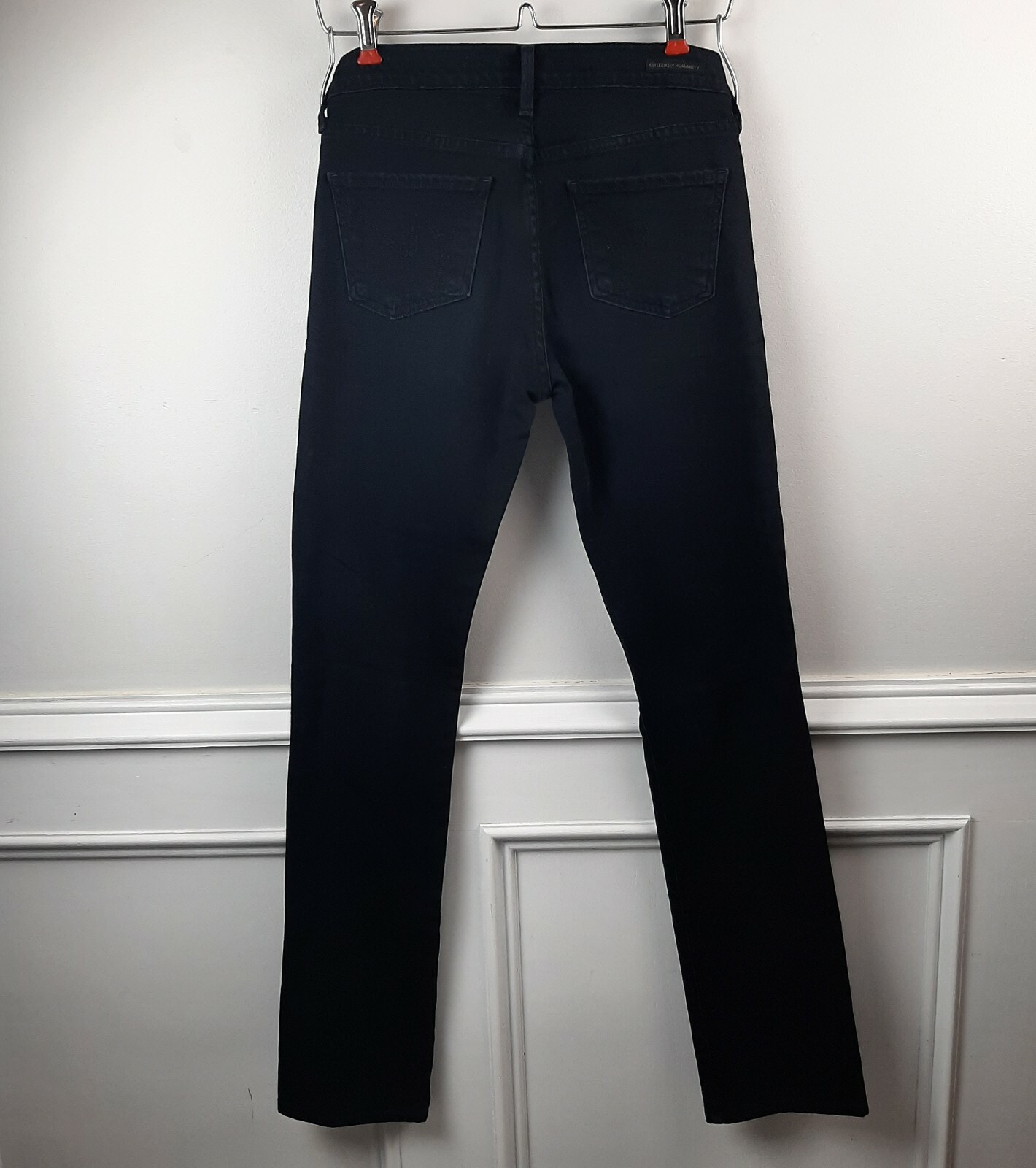 Straight Leg Jeans Black Womens Size 