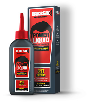 BRISK Power Hair Liquid with AMINO ACID L-ARGININE -  New from Germany