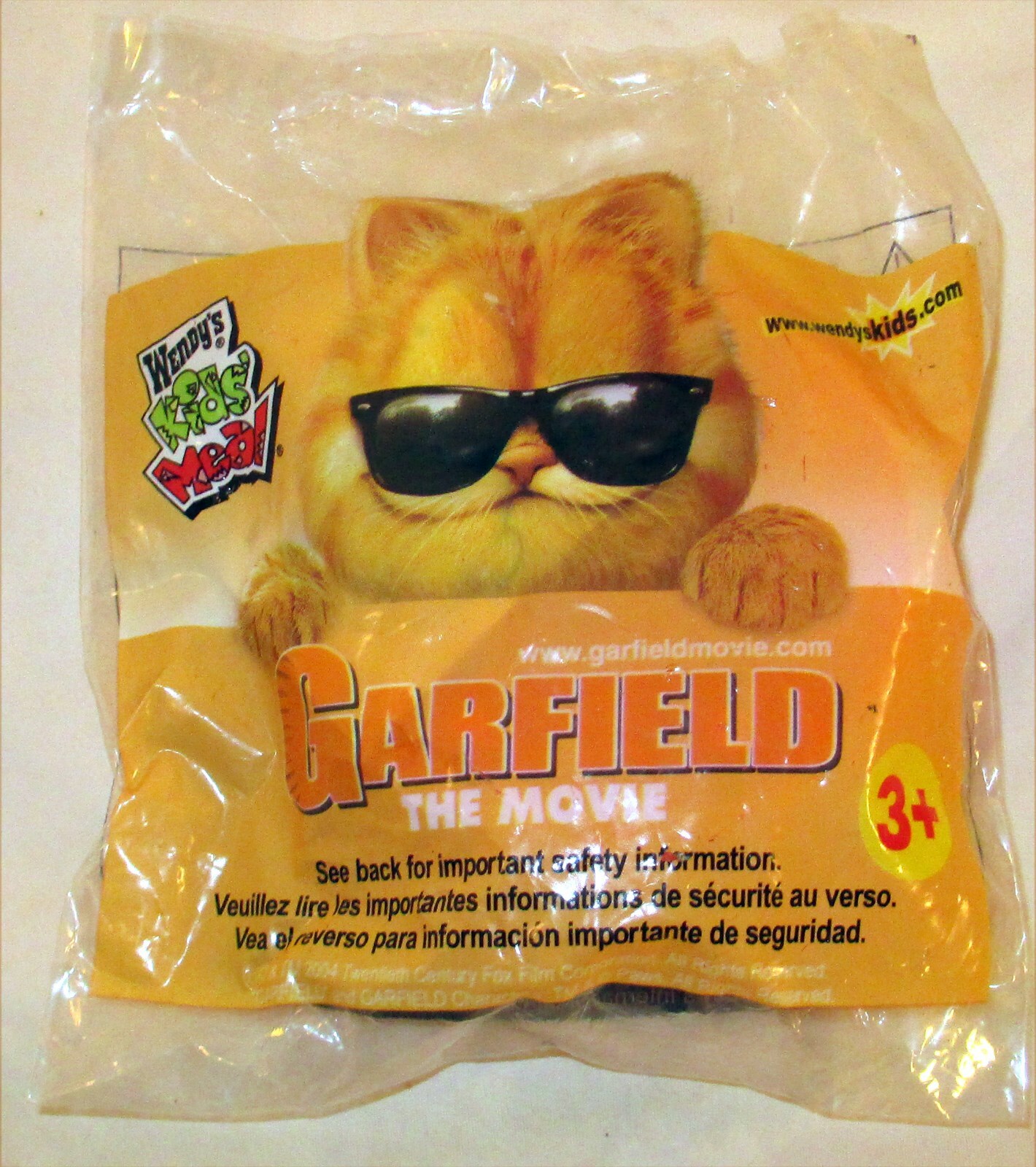 Vintage Garfield Clock Wendys Toy Garfield Movie NEW Hands Move Sayings Change