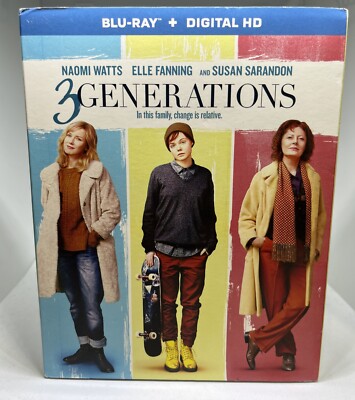 3 Generations - Blu-ray  Digital HD LionsGate PG-13 2017 Directed by Gaby Dellal