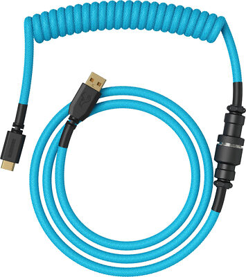 Glorious - Coiled USB-C Artisan Braided Keyboard Cable for Mechanical Gaming ...
