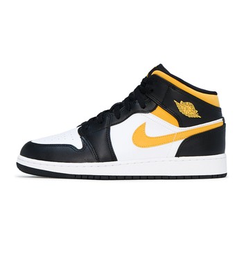 

Big Kids Jordan 1 Mid Pollen White/Pollen-Black (554725 177)