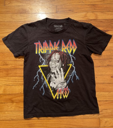 Tシャツ・カットソー Trippie Redd Official 1400 Club Neon Shark Airbrush T-Shirt Trippie Redd Airbrush Tee, Black, Small | Amazon.com