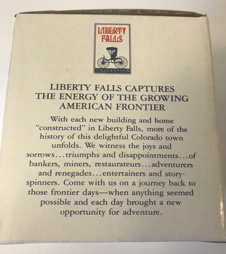 THE CLARK MANSION Liberty Falls Americana Collection House Figurine 1994 AH40