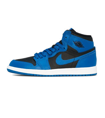 Little Kids Jordan 1 Retro High OG Dk Marina Blue/Black-White (AQ2664 404)