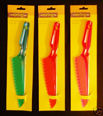 Knife Serrated Lettuce Watermelon Cake Brownies Slicer Plastic Kitchen Safety