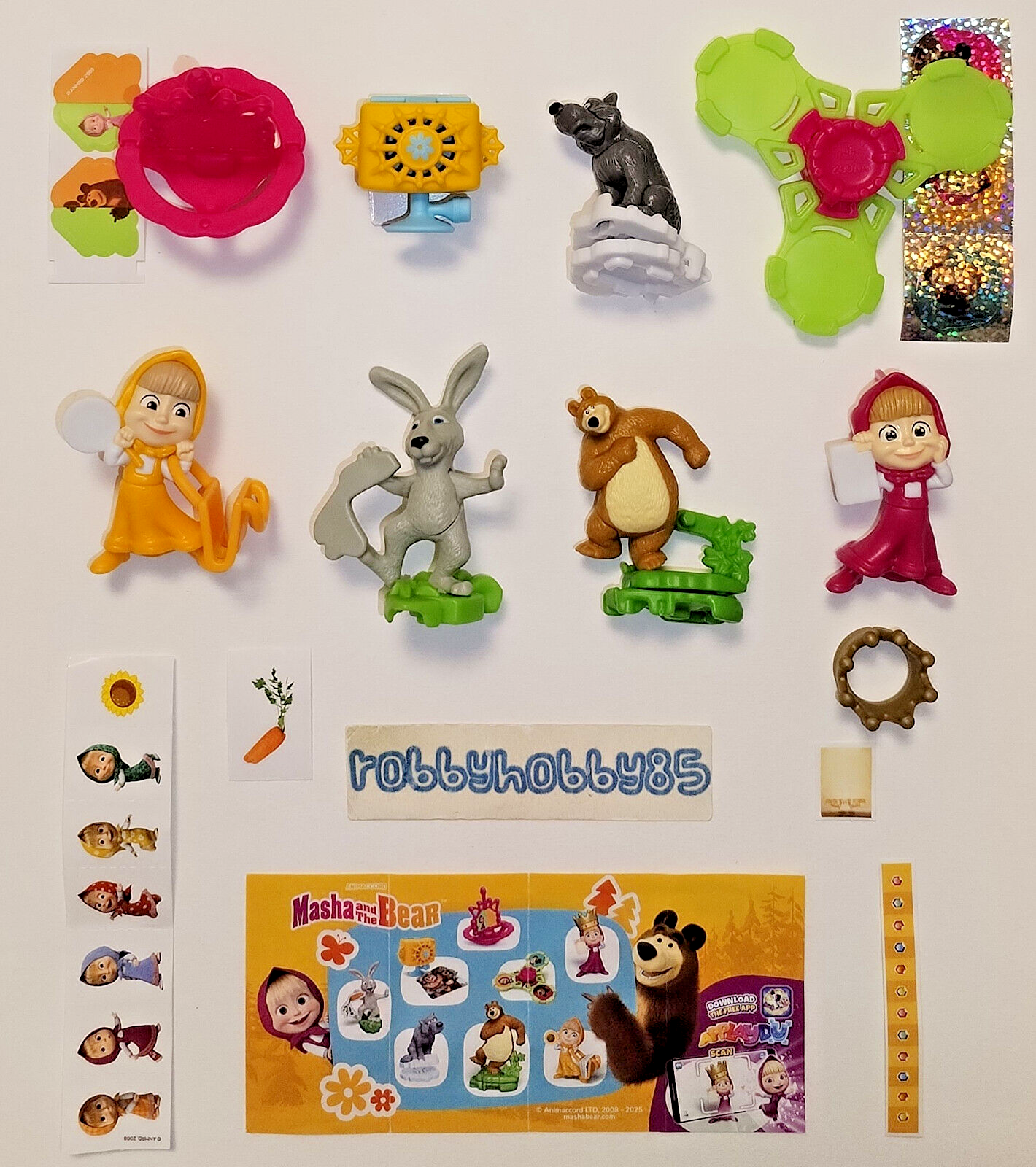 Complete Set Masha And The Bear (VQ380 - VV002G) + 8 BPZ