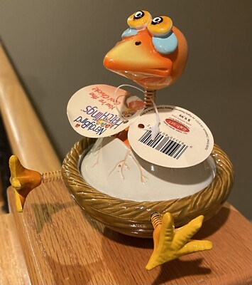 Exhart NERDYBIRD HATCHLINGS Orange Wobble NEW with Tag