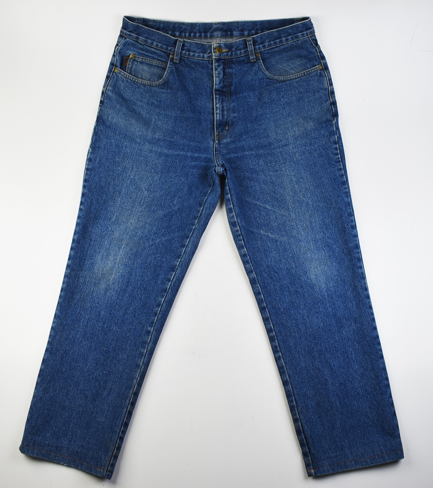 90s YSL Yves Saint Laurent Blue Denim Jeans Men Size 38