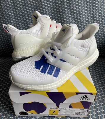 Rare ADIDAS ULTRABOOST 1.0 UNDFTD USA EF1968 WHITE/RED/BLUE UNDEFEATED Sz 7 Men