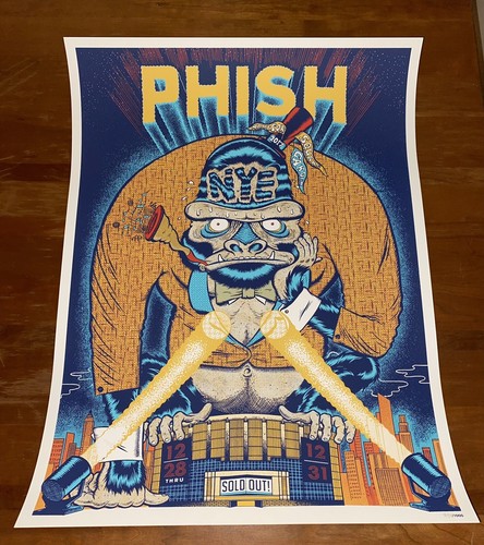 phish ポスター Phish Poster Madison Square Garden 12/28 12/29 12/30 12/31