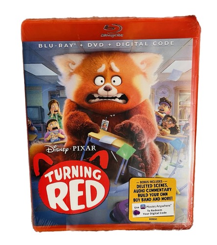 NIB Disney Turning Red Digital Code, Dvd Blu-ray, 2022