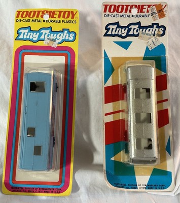 vintage tootsie toy tiny toughs Road Kings greyhound bus and camper lot. NOC.