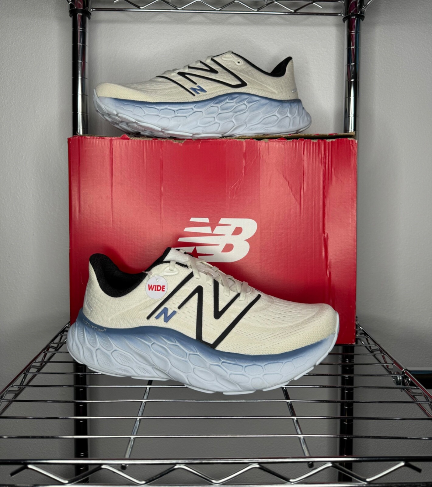 シューズ(男性用) New Balance freshfoam bb \"sea salt\" New Balance Fresh Foam BB - Sea Salt/Forest Green/Gold