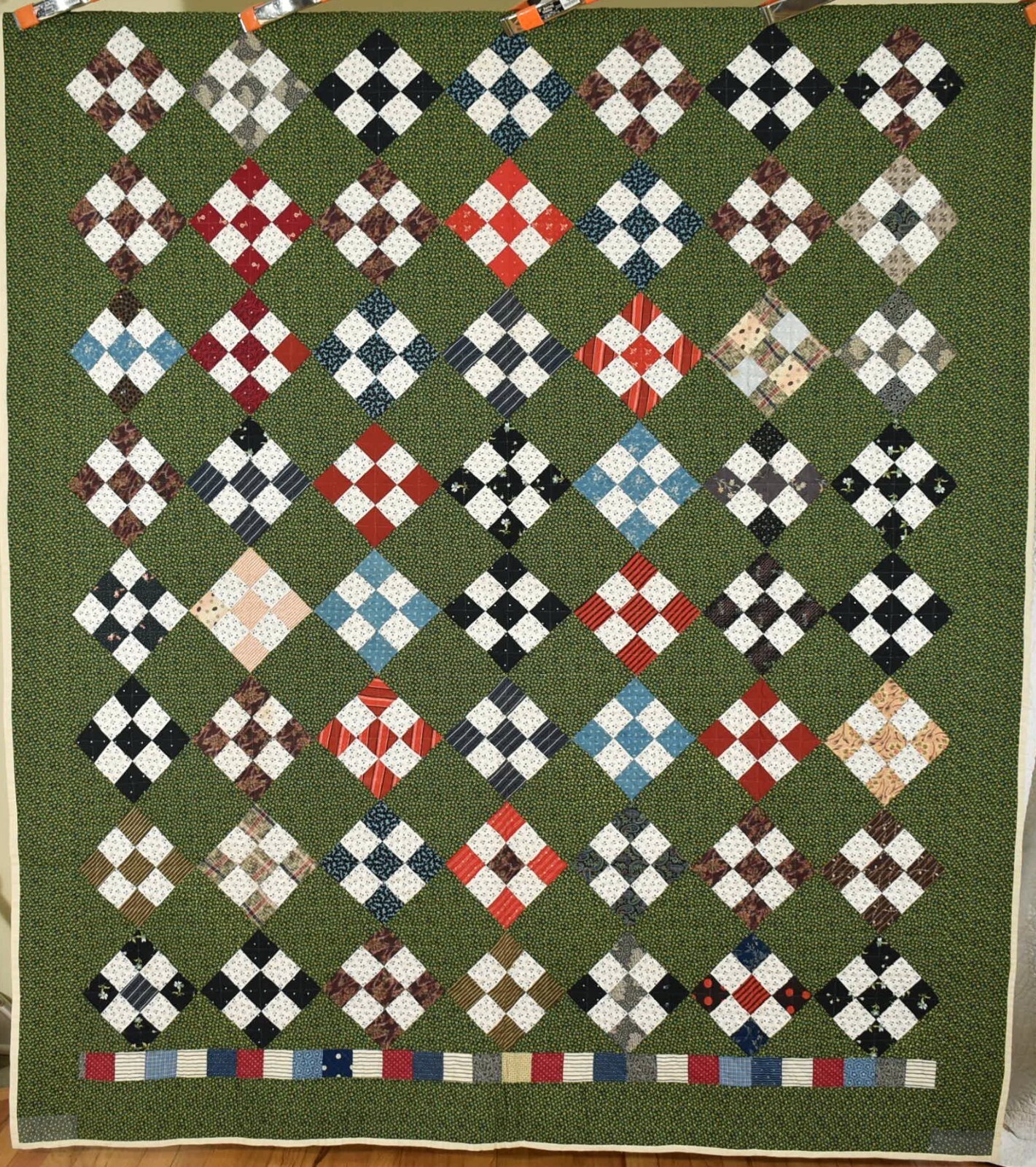 よしよし　　　OLD CALICO PATCH WORK QUILT hippie vintage calico prints puff quilt comforter, patchwork