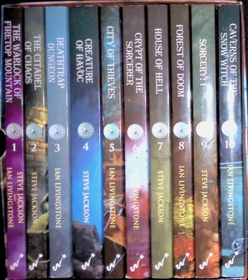 Fighting Fantasy - Wizard S1 Box-Set 1-10 - B+/A/A-