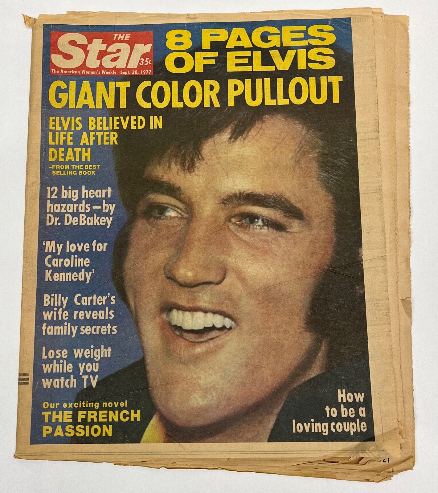 Elvis Presley 8 page Special Edition Star Magazine Newspaper