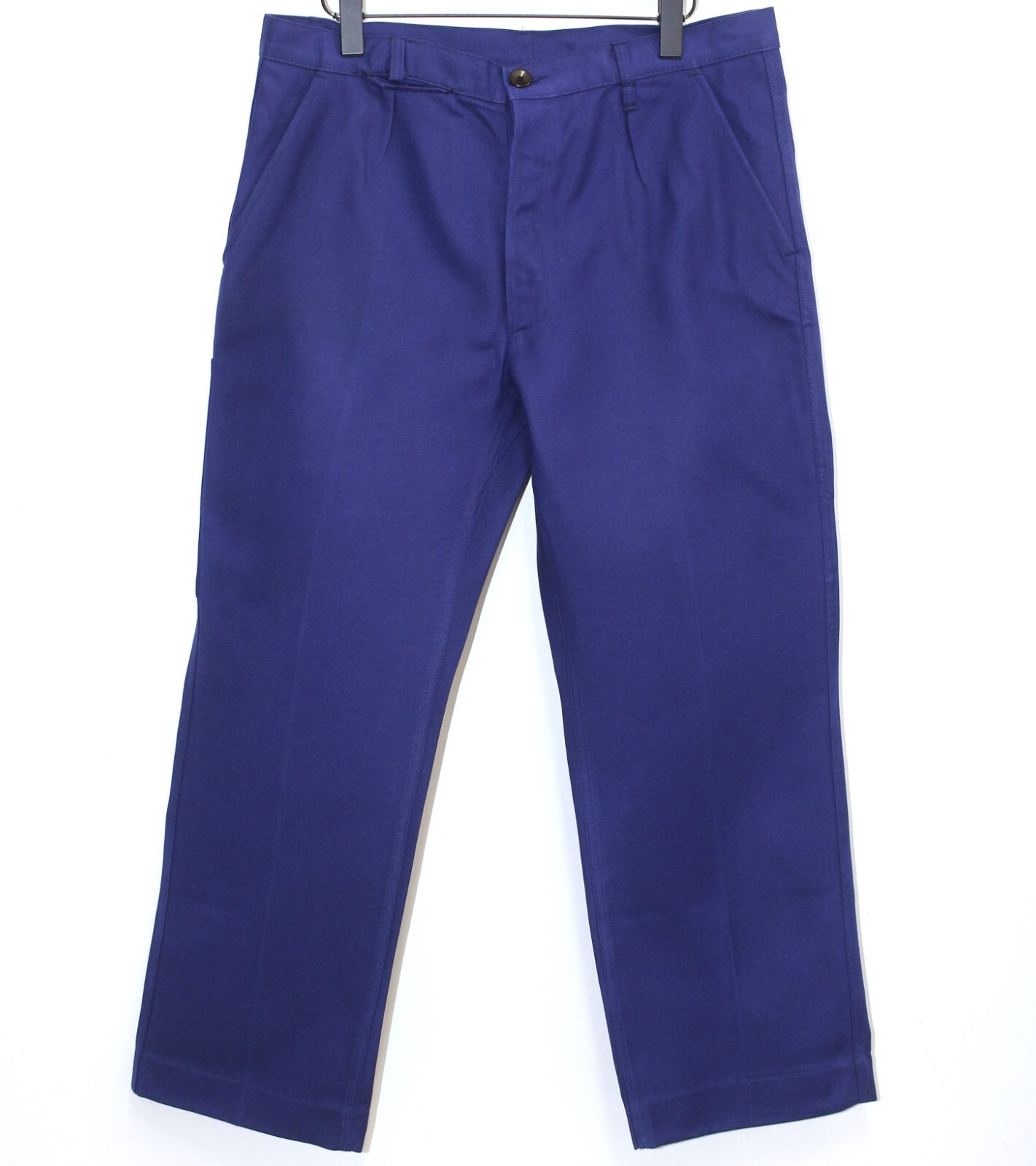 パンツ 1960s French vintage summer trousers VINTAGE FRENCH WORKWEAR BLUE HBT BUCKLE BACK TROUSERS PANTS