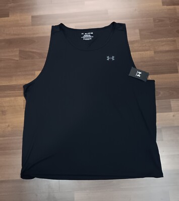 Men's Under Armour UA Tech Tank Black 3XL NEW