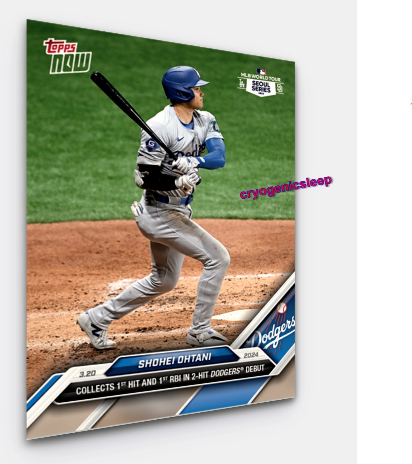 大谷翔平 MLB WORLD TOUR SEOUL SERIES  Shohei Ohtani (LA Dodgers), a 