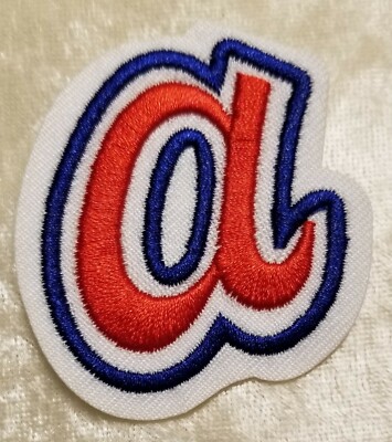 Atlanta Braves ''a'' Retro Iron or Sew On Embroidered Patch~Free Tracking!