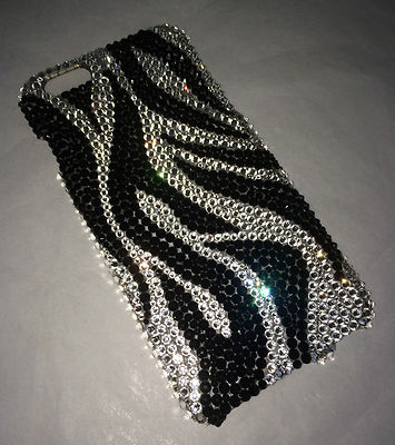 Zebra Crystal Bling Case For Samsung Galaxy s 23 + Made with SWAROVSKI Elements