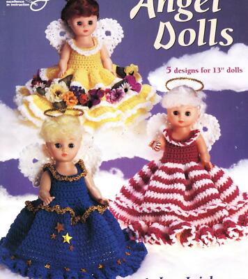 Angel Dolls Dresses Crochet Pattern Leaflet 5 Designs