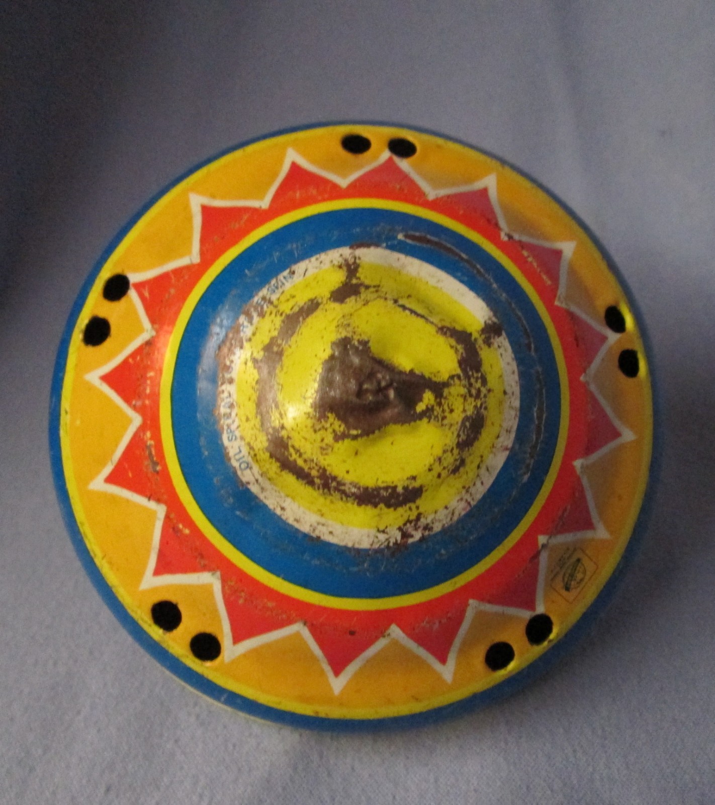 1970's Ohio Art spinning top - Circus Train