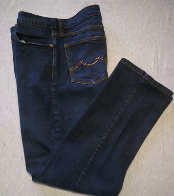 Urban Star Jeans Men's 38x31 Deep Blue Flex Denim Straight Relaxed Fit