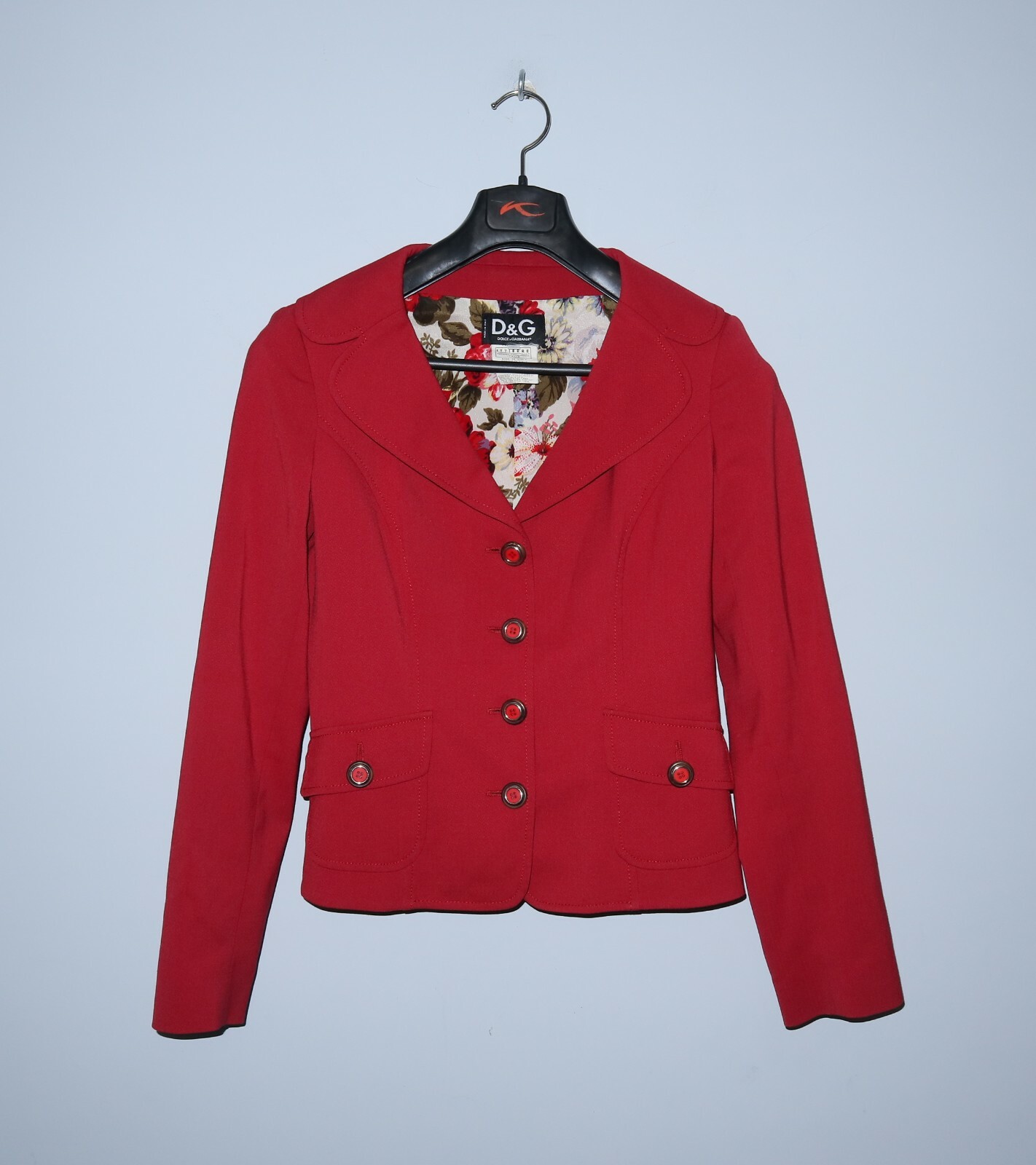 DOLCE & GABBANA Womens Vintage Longsleeve Buttons Blazer