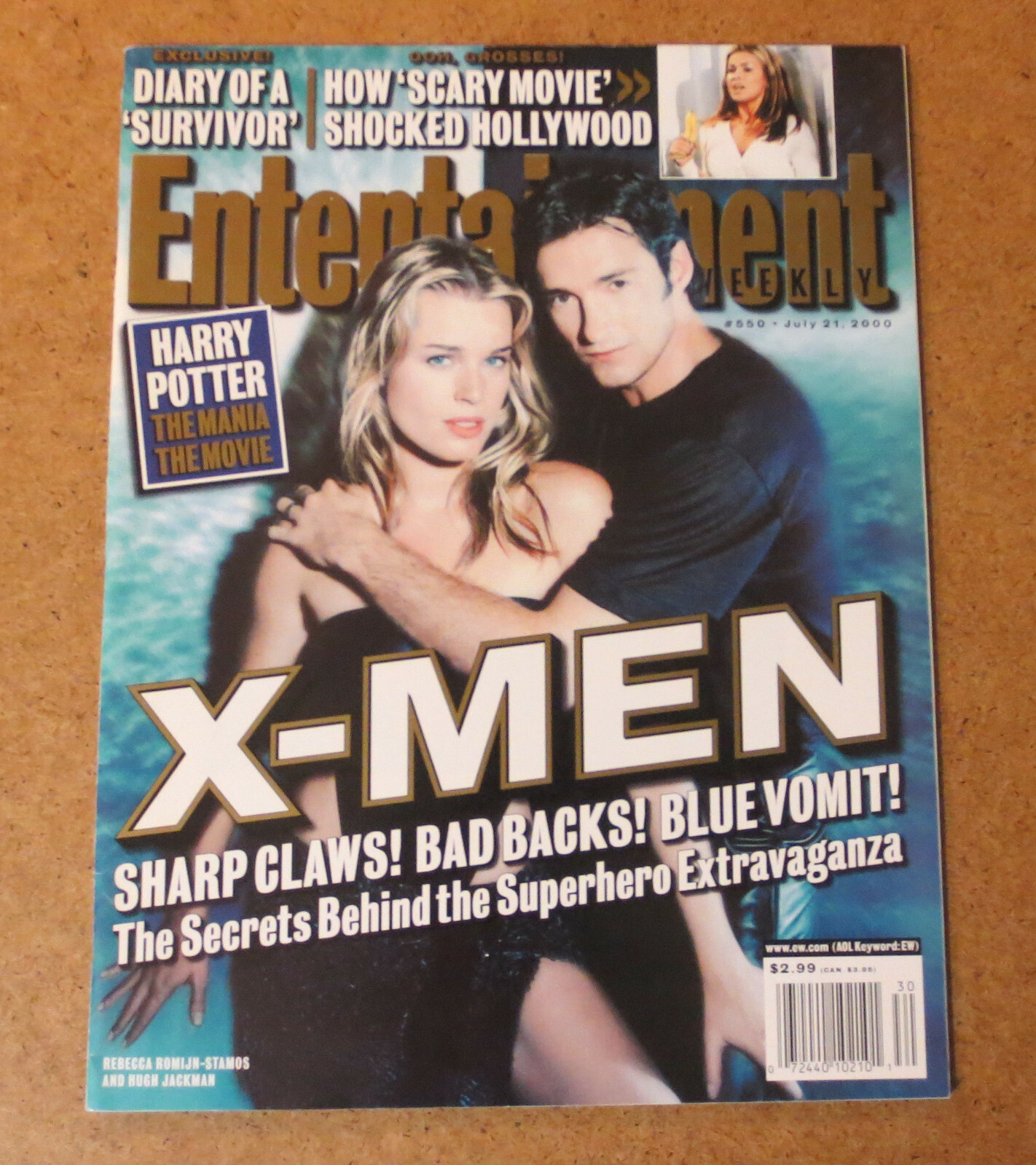 EW Magazine Jon Bon Jovi X-men Hugh Jackson Wolverine
