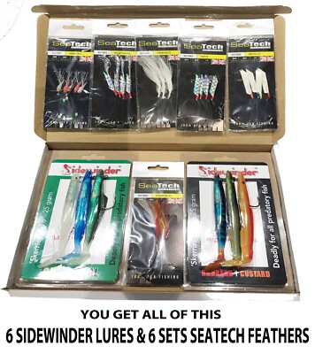 Pick & Mix Six Inch 25g Sidewinder Sand eel Lure Bass Cod Pollock Jelly Lures   