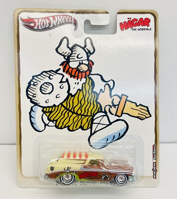 Hot Wheels Hagar The Horrible '56 Chevy Nomad Delivery w/ Real Riders 2012 New