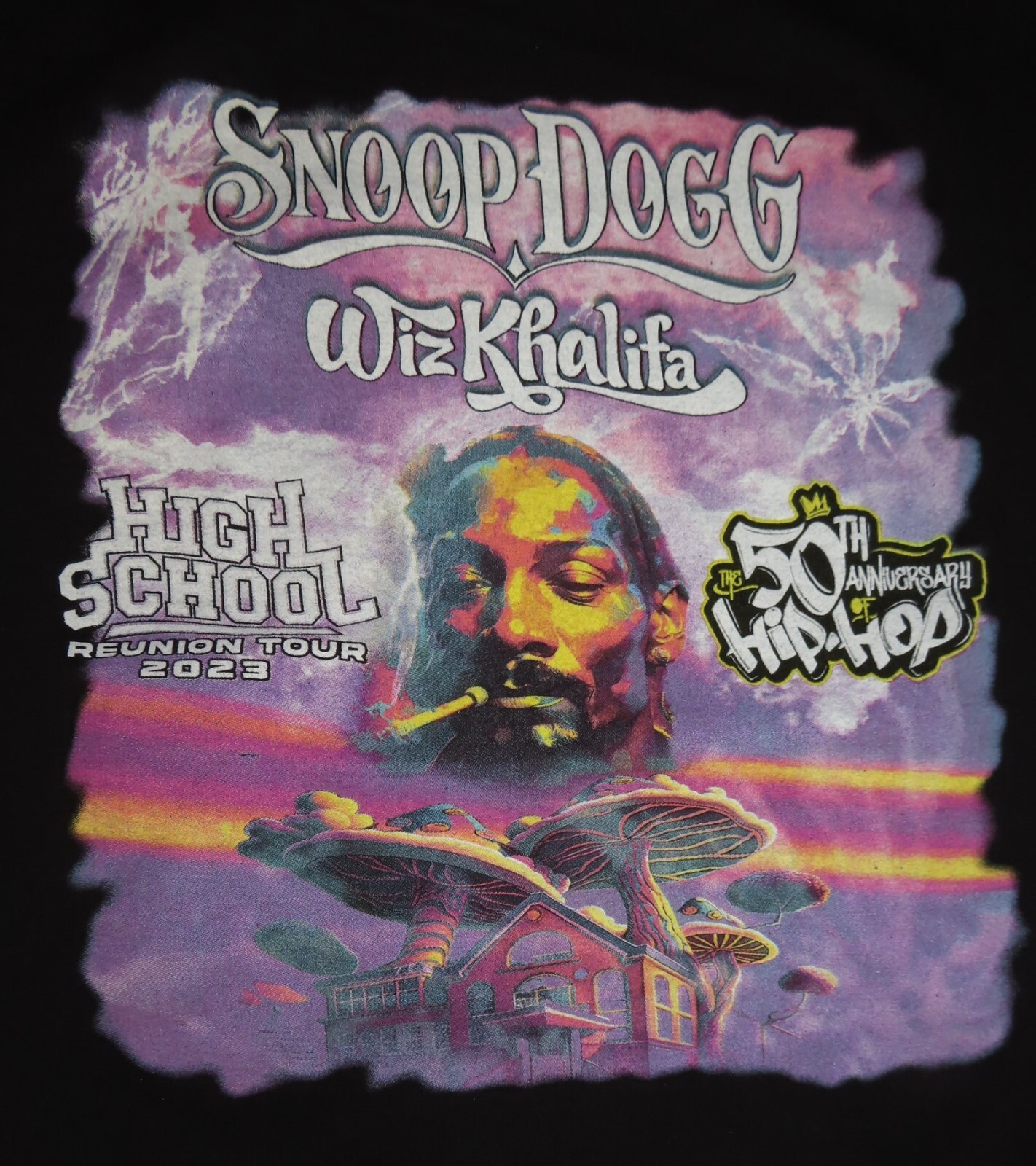 10 Snoop Dogg × Wiz Khalifa 2023公式ツアーTEE Snoop Dogg x Wiz Khalifa 2023 High School Reunion Tour Dates