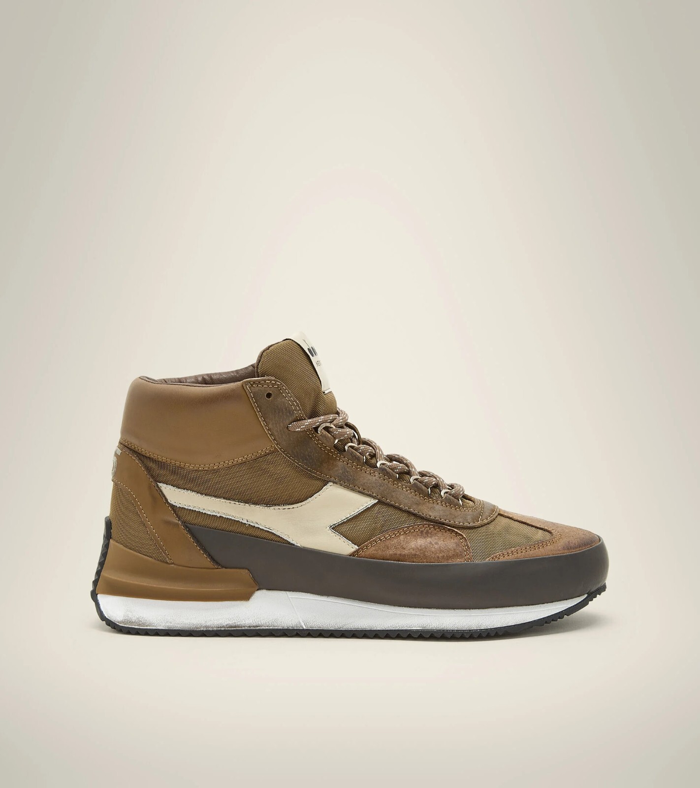 

Обувь Diadora Heritage EQUIPE Mid Mad Nubuck Sw High Sneakers Man Brown, Коричневый
