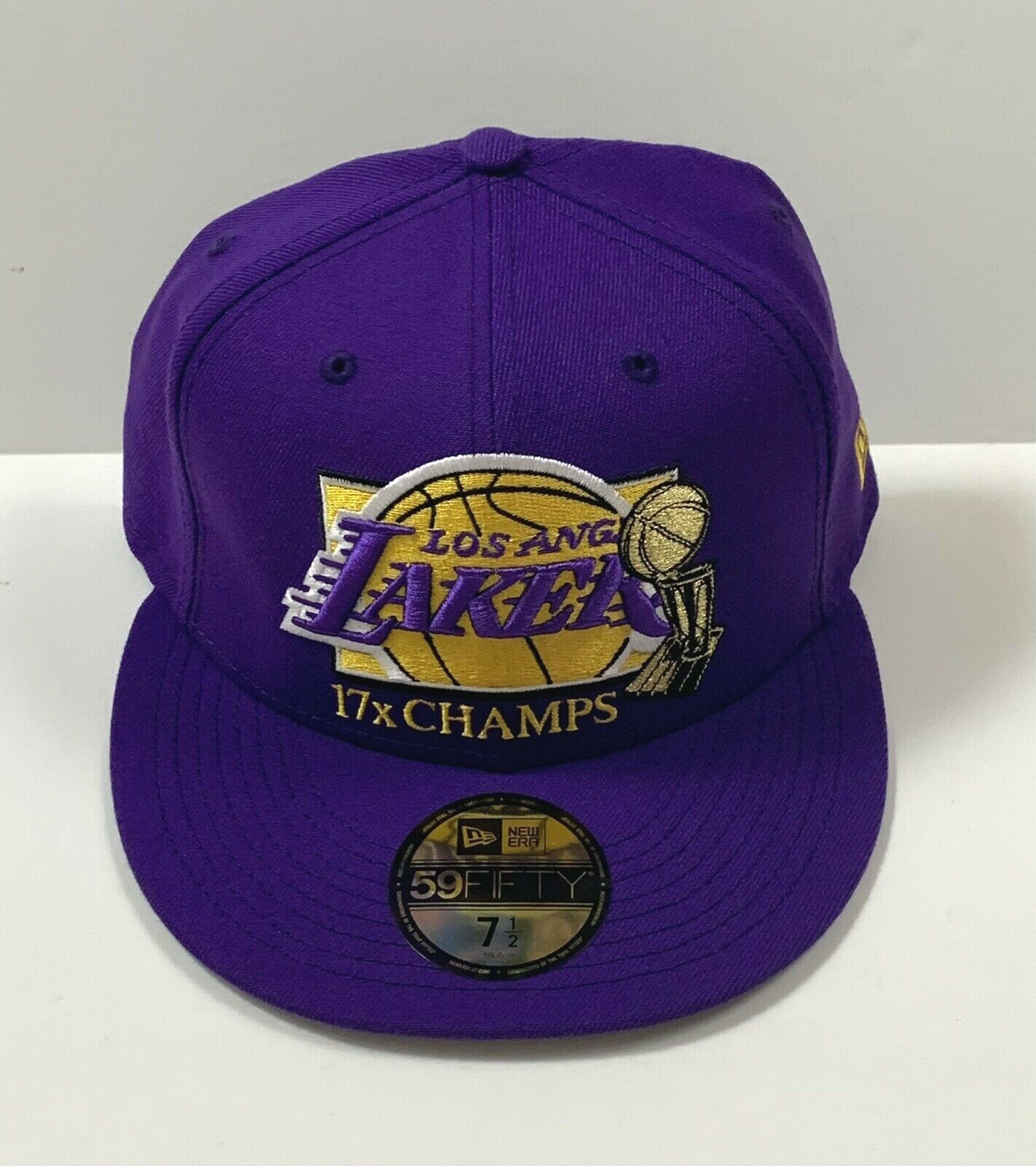 Lakers 59FIFTY 7 1/2 アーチロゴ 紫 Lakers 59FIFTY 7 1/2 アーチロゴ 紫 - メルカリ