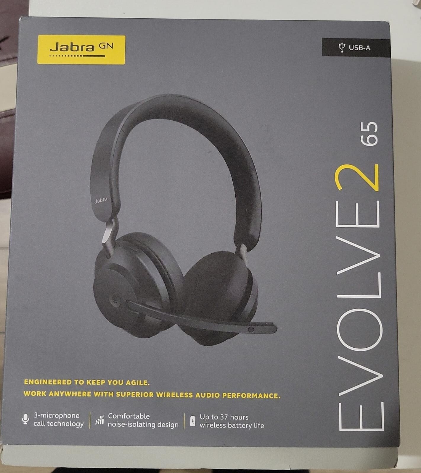 Jabra Evolve2 65 Headset - USB-A MS open box | eBay Jabra Evolve2 65 Headset - USB-A MS open box | eBay
