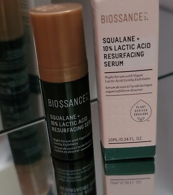 Open-box _Unused_Biossance Squalane + 10% Lactic Acid Resurfacing Serum