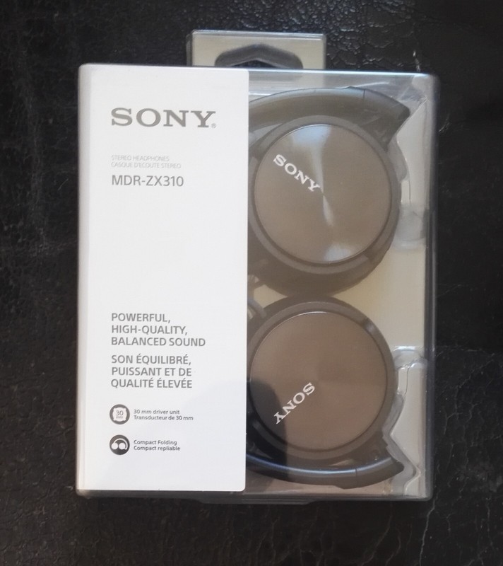 Casque Sony Mdr-Zx310 Noir - TrÃ¨S LÃ©Ger 110 G