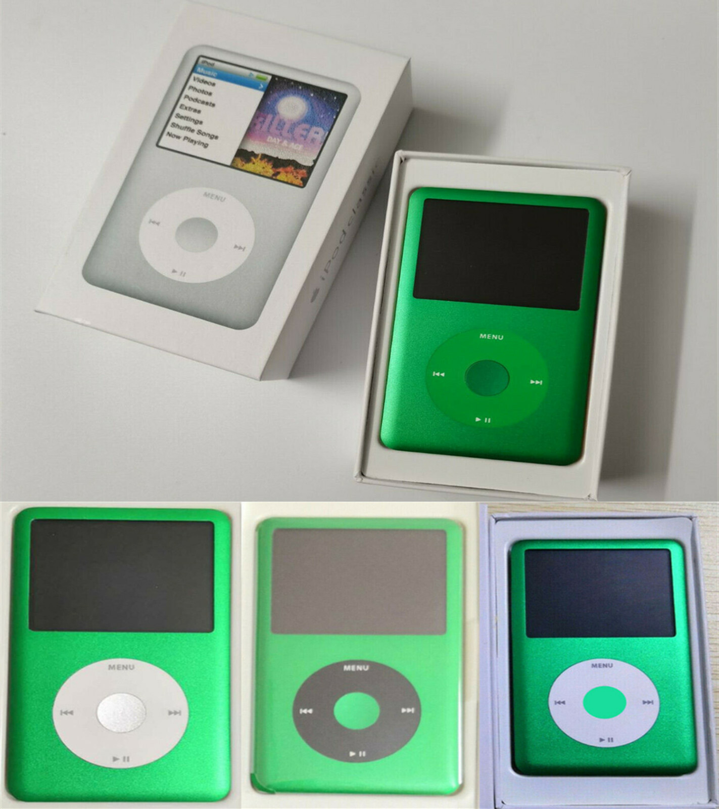 NEW Apple iPod Classic 7th Gen (Green)（80GB ~ 512GB 1TB/2TB