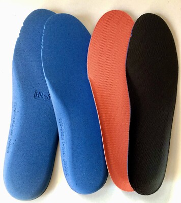 High Density Blue OrthoLite Genuine Insoles For Running Jogging Shoes MS WS 6-15