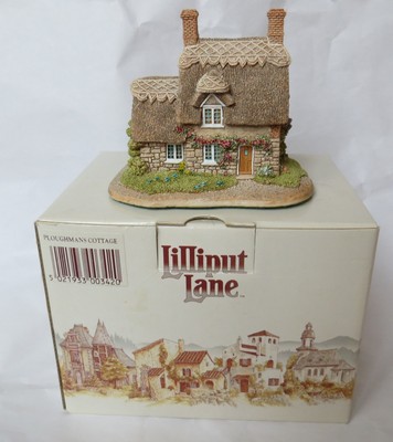 LILLIPUT LANE 1992 PLOUGHMANS COTTAGE - ORIGINAL BOX - WITH DEED